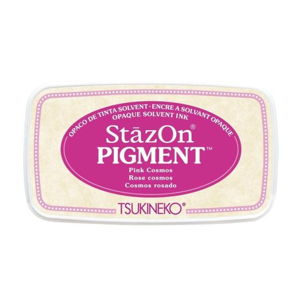 Tsukineko StazOn Pigment Ink Pad Pink Cosmos #081