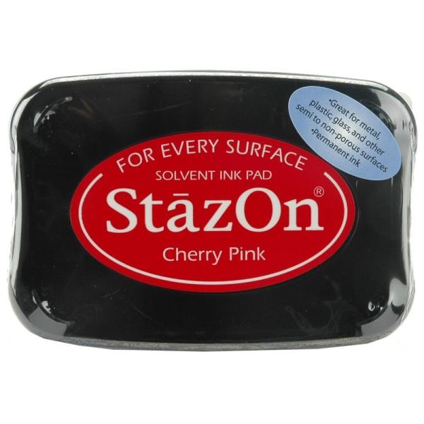 Tsukineko StazOn Stempelkissen Cherry Pink