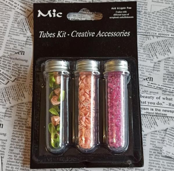 Tubes Kit Creative Accesories Pink #797