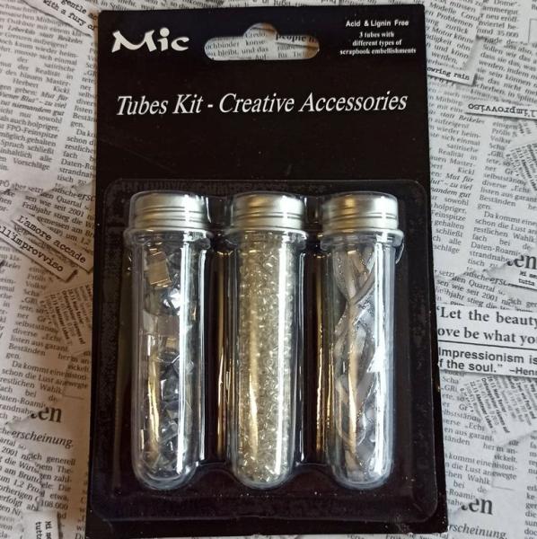 Tubes Kit Creative Accesories Silver #801