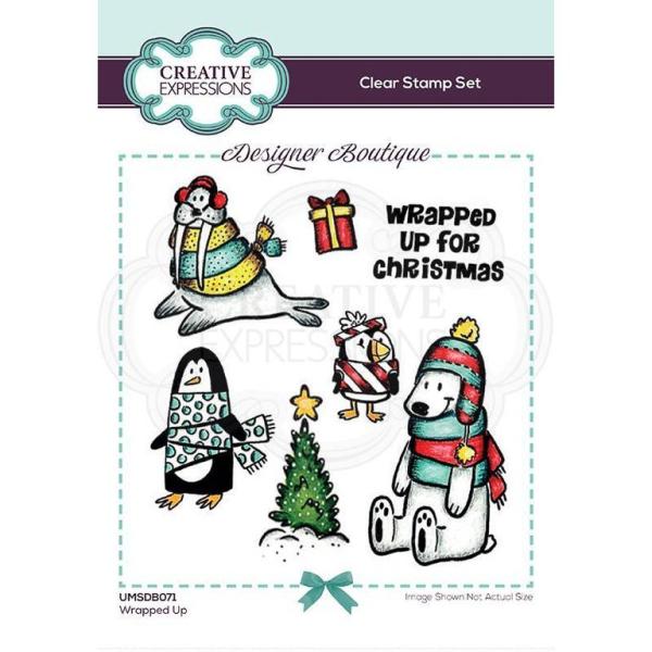 Creative Expressions Clear Stamps Wrapped Up #071