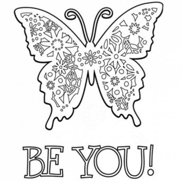Unity Stamp Co Cling Stamp Be You