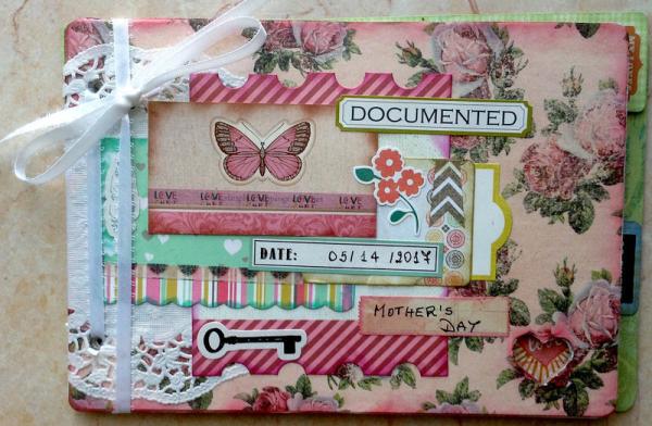 Websters Pages Growing Up Girl Chipboard Album #MINB05