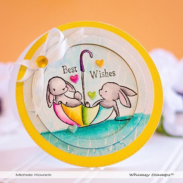 Whimsy Clear Stamps Set Bunny Buddies