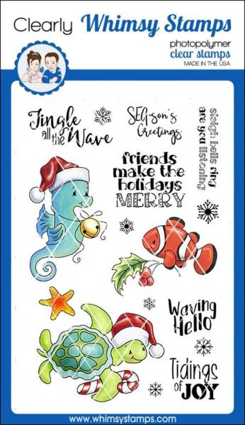 Whimsy Clear Stamps Set Christmas Tidings