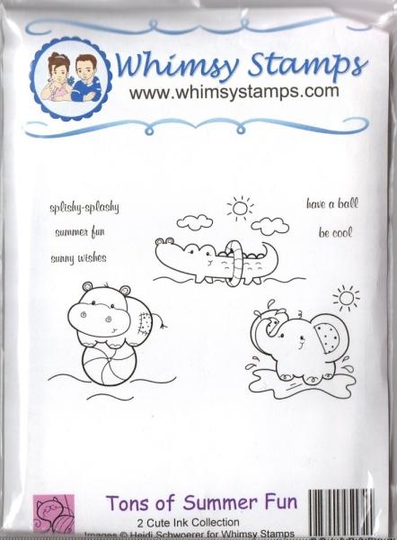 Whimsy Rubber Stamps Tons of Summer Fun