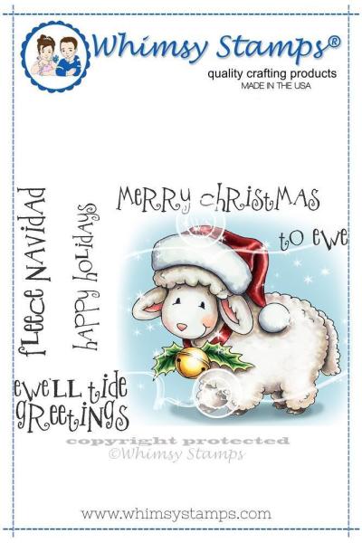Whimsy Stamps Fleece Navidad
