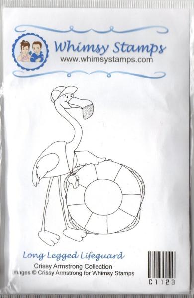 Whimsy Stamps Long Legged Lifeguard