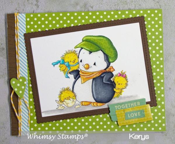 Whimsy Stamps Penguin's Cute Chicks