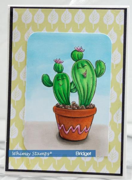 Whimsy Stamps Stuck on You Cactus