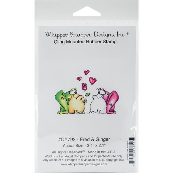 Whipper Snapper Designs Cling Stamp Fred & Ginger CY793