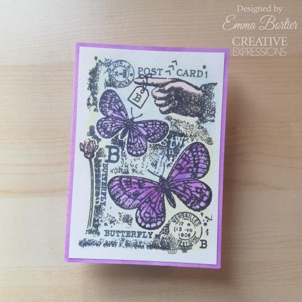 Woodware Clear Magic Stamp B is For Butterfly FRS991