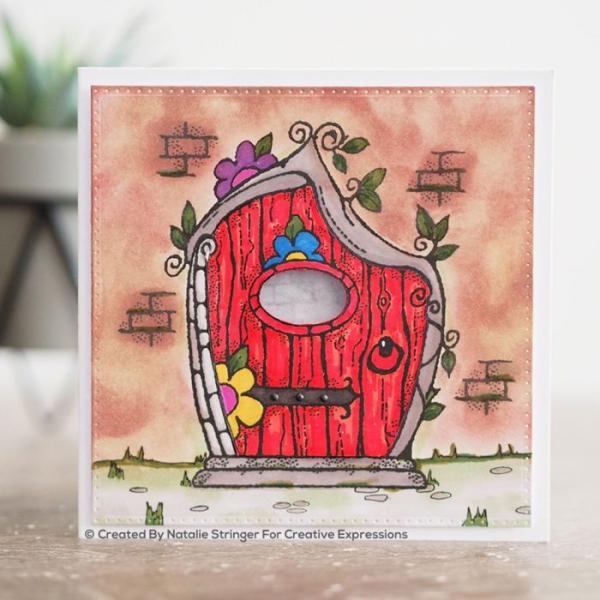 Woodware Clear Magic Stamp Fairy Door FRS849