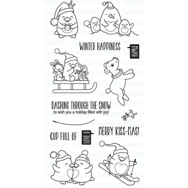 YNS Clear Stamps Waddles Winter Happiness #CYNS499