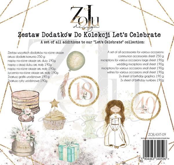 ZoJu Design Addition SET Let´s Celebrate