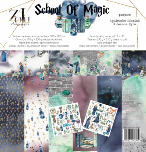 ZoJu Design 12x12 Paper Pack School of Magic