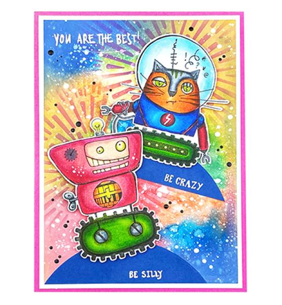 Art By Marlene Clear Stamps Big Bots #73