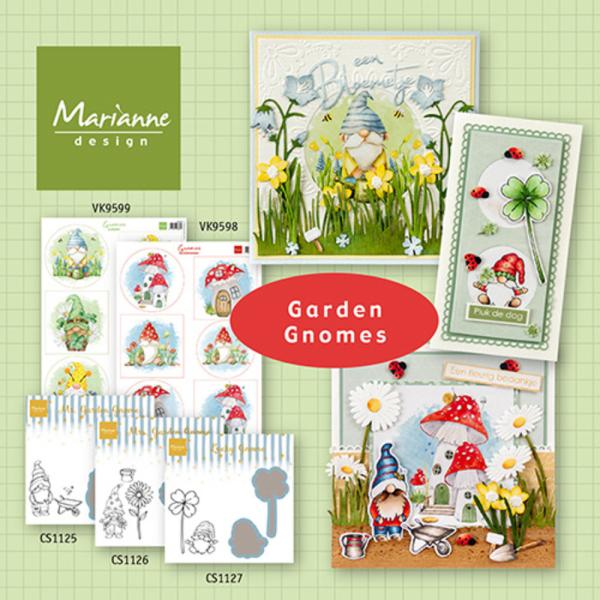 Marianne Design Stamp & Die Set Lucky Gnome #CS1127