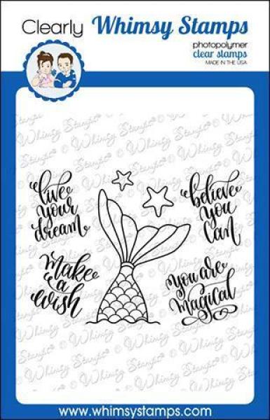 Whimsy Clear Stamps Set Mermaid Dreams