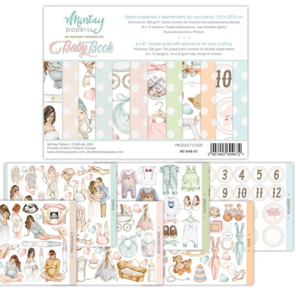 Mintay 6x8 Paper Pad Baby Book #BAB01