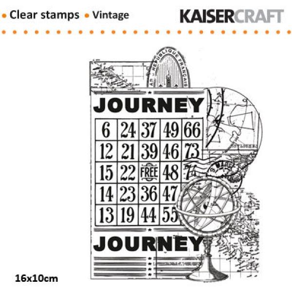 Kaiser Craft Clear Stamp - Vintage Journey