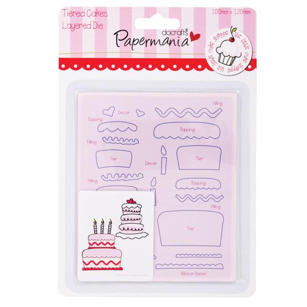 SALE Layered Dies - Papermania - Tiered Cakes