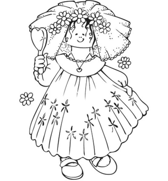 SALE Marianne Design Clear Stamps Snoesjes Pretty Girl #HM9413