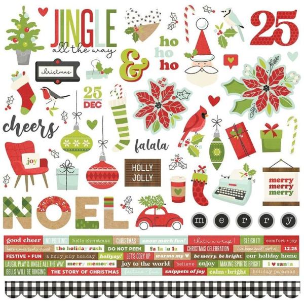 Simple Stories 12x12 Collector´s Essential Kit Make It Merry
