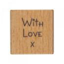 SALE Me To You Wooden Stamp With Love