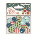 The Night Before Christmas Wooden Buttons