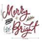 Preview: Tim Holtz Thinlits Dies 6Pk Merry & Bright #664739