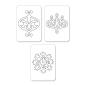 Preview: Sizzix Sizzlits Die Set 3 Stk - Decorative Accent & Flower Wreath Set