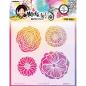 Preview: Art by Marlene Mask Stencil Floral Quartet #133