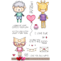 Preview: C.C Designs Clear Stamp Set Valentine Animals #0129
