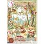Preview: CBB011 Ciao Bella Woodland Party A4 Junk Journal Ephemera Book