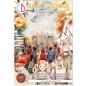 Preview: CBB012 Ciao Bella Back To School A4 Junk Journal Ephemera Book