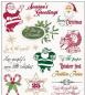 Preview: Christmas Cheer Rub-Ons 6 X12 Inch Sheet