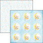 Preview: Ciao Bella Scrapbooking Paper Sheet Fiocco Azzurro #CBS070