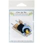 Preview: Class Act Inc. Cling Stamp Toboggan Penguin