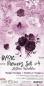 Preview: Craft O Clock Basic Flowers Set 4 Purple Fuchsia