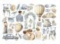 Preview: DFLC64 Stamperia Timeless Ephemera (36 pcs)