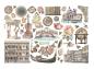 Preview: DFLCT65 Stamperia Venice City of Art Ephemera (40 pcs)