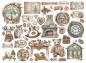 Preview: DFLCT67 Stamperia The Owl's House Ephemera (41 pcs)