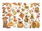 Preview: DFLCT68 Stamperia Whispering Woods Ephemera (36 pcs)