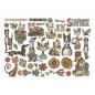 Preview: DFLCT69 Stamperia Furry Friends Ephemera (38 pcs)