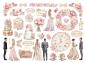 Preview: DFLDC89 Stamperia Romance Forever Die Cuts Assorted Ceremony Edition (36pcs)