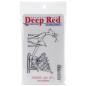 Preview: Deep Red Cling Stamp Reindeer with Gifts