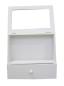 Preview: Display Case With Storage Drawer White