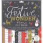 Preview: Docevraft 12x12 Inch Paper Pad Festive Wonder #097