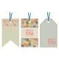 Preview: Gift Tags & Stamps Set (16pcs)  Capsule Geometric Kraft